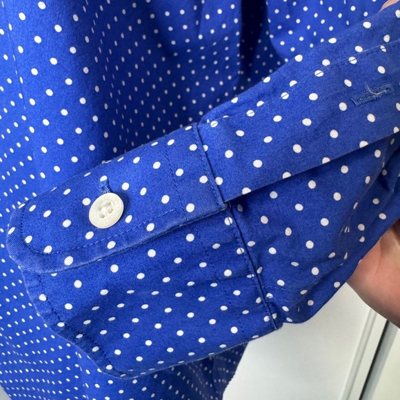 Ralph Lauren Long Sleeve Polka Dot Top - Picture 7 of 9